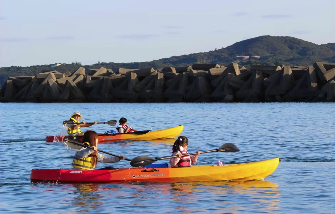 大矢浜海水浴場シーカヤック