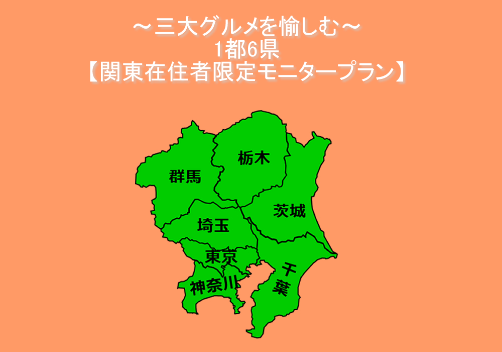関東在住者限定モニタープラン